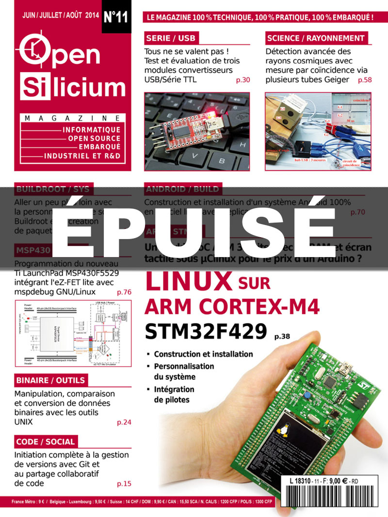 Linux sur ARM CORTEX-M4 STM32F429