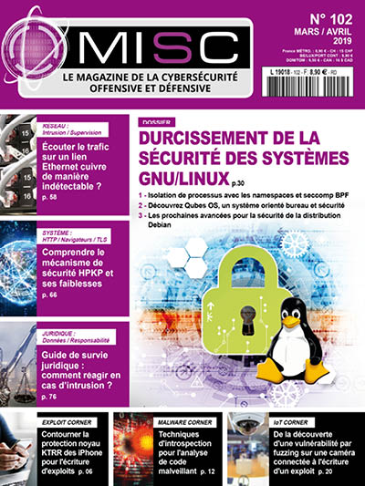 Durcissement de la sécurité des systèmes GNU/Linux